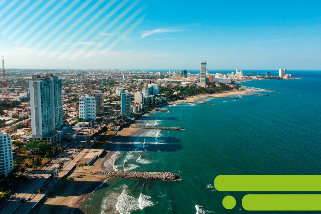 Vista aerea de viajes a Veracruz